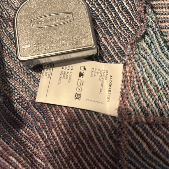 Anthropologie Aldomartins Moira Fringed Cardigan Multicolor Size Large - Picture 6 of 9